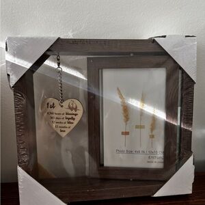 Brown Anniversary Photo Frame